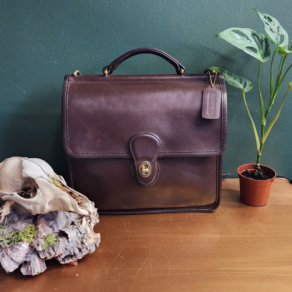 RARE Vintage Coach WILLIS Leather Bag